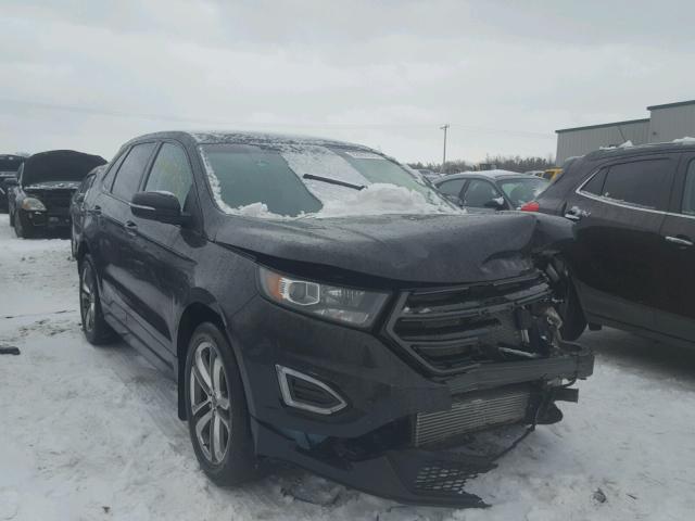 2FMTK4AP5FBC31120 - 2015 FORD EDGE SPORT BLACK photo 1