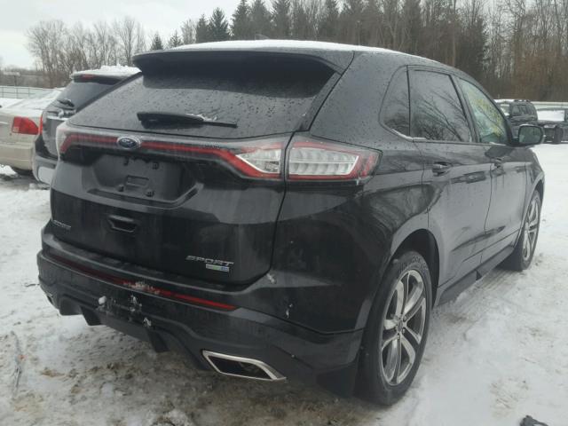 2FMTK4AP5FBC31120 - 2015 FORD EDGE SPORT BLACK photo 4