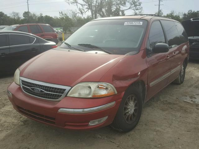 2FMZA5247XBA89670 - 1999 FORD WINDSTAR S BURGUNDY photo 2