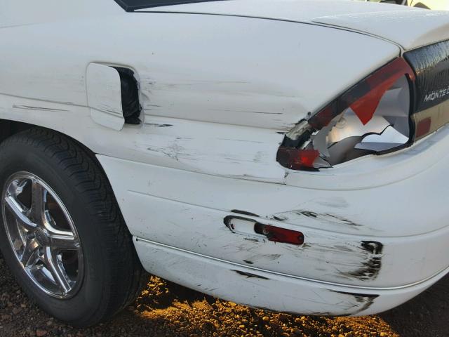 2G1WW12M4X9282103 - 1999 CHEVROLET MONTE CARL 白色 照片 9