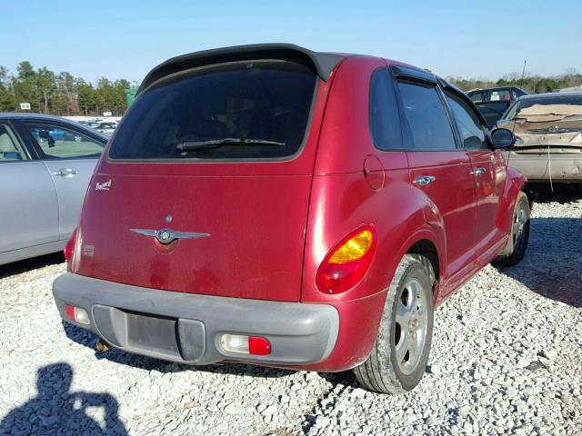 3C8FY68B02T290742 - 2002 CHRYSLER PT CRUISER BURGUNDY photo 4