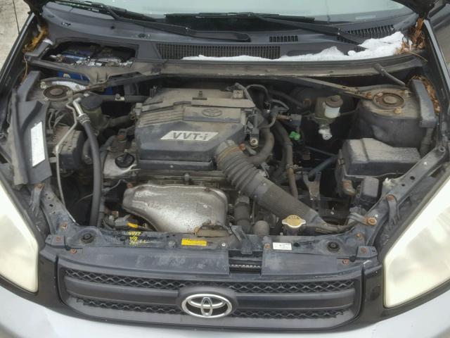 JTEHD20V650073942 - 2005 TOYOTA RAV4 BLACK photo 7