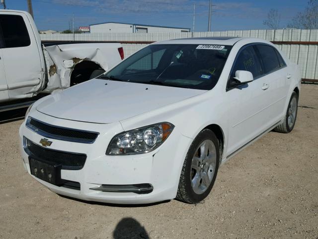 1G1ZC5EB7AF229109 - 2010 CHEVROLET MALIBU 1LT WHITE photo 2