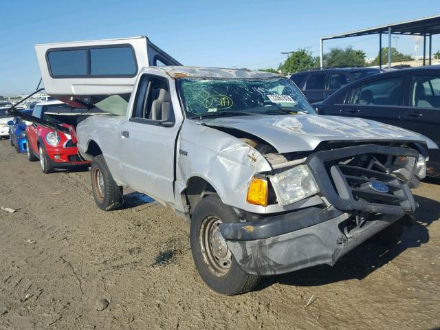 1FTYR10D95PA01681 - 2005 FORD RANGER SILVER photo 1