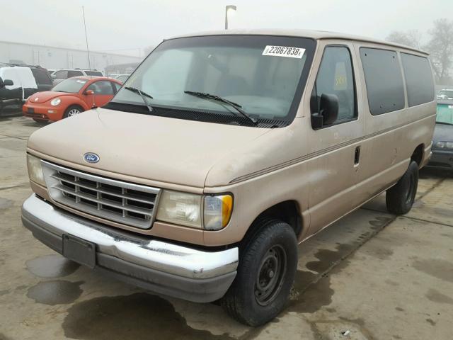 1FMEE11H2THB20322 - 1996 FORD ECONOLINE BROWN photo 2