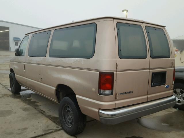 1FMEE11H2THB20322 - 1996 FORD ECONOLINE BROWN photo 3