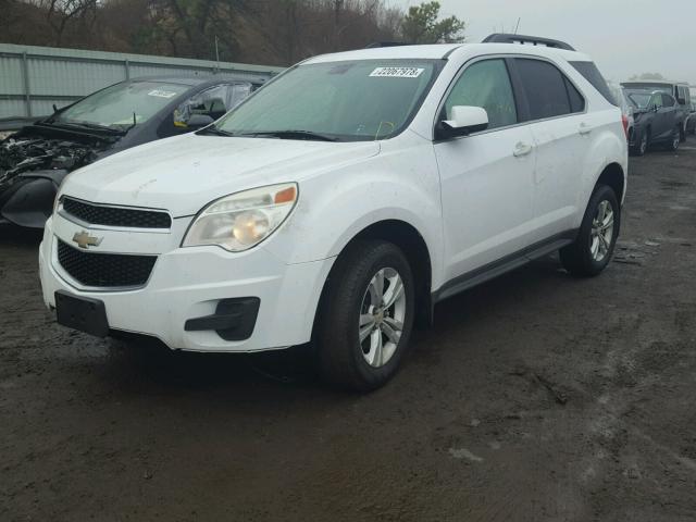 2CNFLEEW7A6244017 - 2010 CHEVROLET EQUINOX LT WHITE photo 2