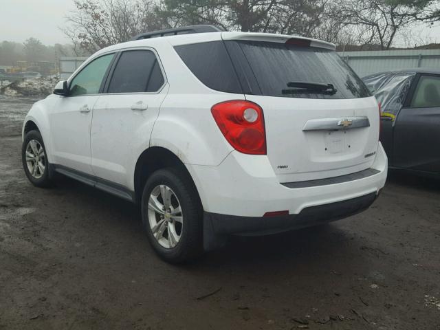 2CNFLEEW7A6244017 - 2010 CHEVROLET EQUINOX LT WHITE photo 3