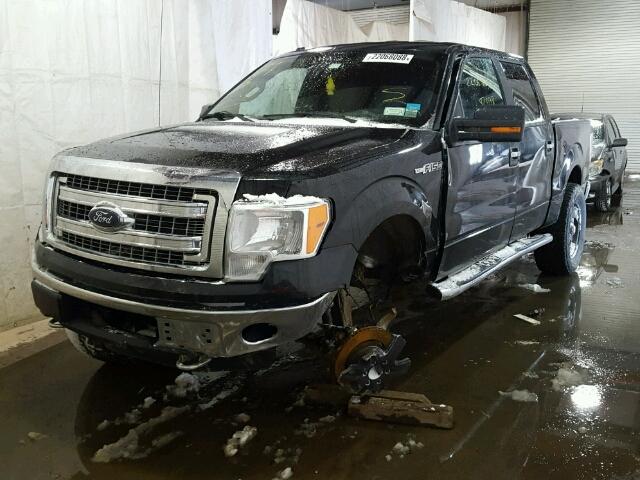 1FTFW1ET6DKE08188 - 2013 FORD F150 SUPER BLACK photo 2