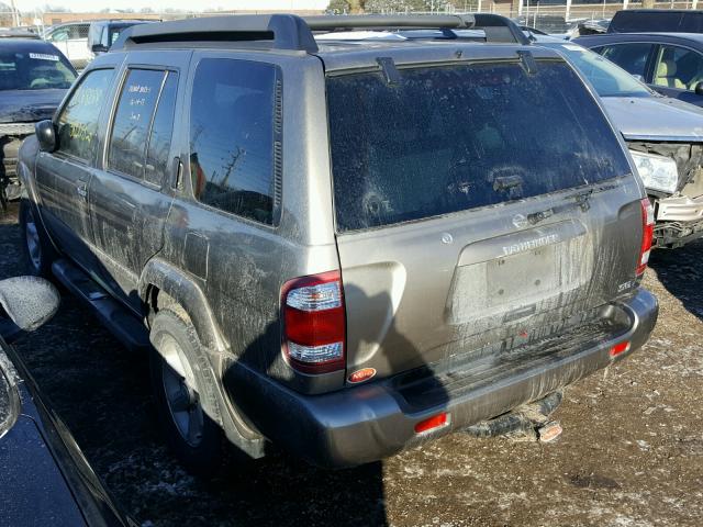 JN8DR09Y43W833418 - 2003 NISSAN PATHFINDER GRAY photo 3