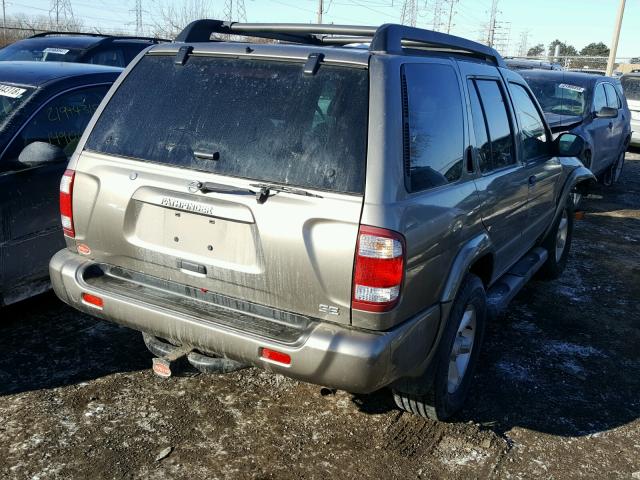 JN8DR09Y43W833418 - 2003 NISSAN PATHFINDER GRAY photo 4