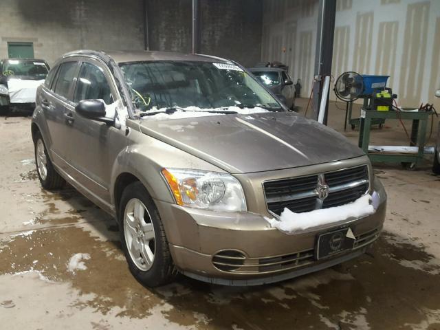 1B3HB48B98D670338 - 2008 DODGE CALIBER SX TAN photo 1