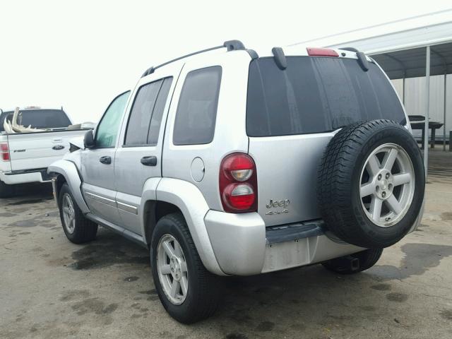 1J4GL58K85W709167 - 2005 JEEP LIBERTY LI SILVER photo 3