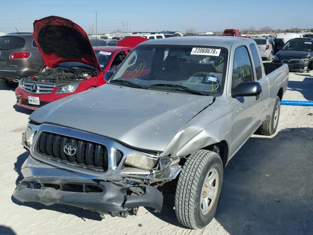 5TEVL52N81Z733062 - 2001 TOYOTA TACOMA XTR SILVER photo 2