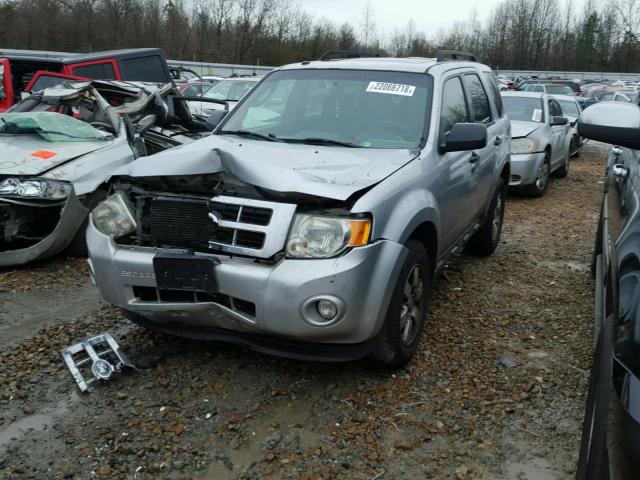 1FMCU0DG6CKA17057 - 2012 FORD ESCAPE XLT SILVER photo 2