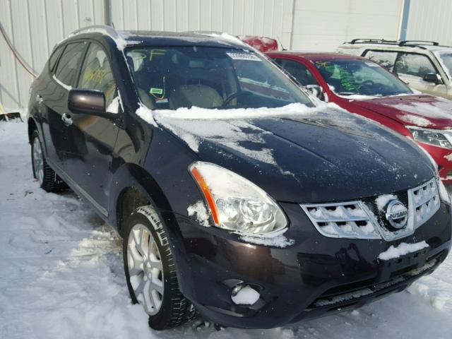 JN8AS5MV9DW100834 - 2013 NISSAN ROGUE S MAROON photo 1