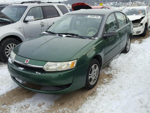 1G8AJ52F63Z153959 - 2003 SATURN ION LEVEL GREEN photo 2