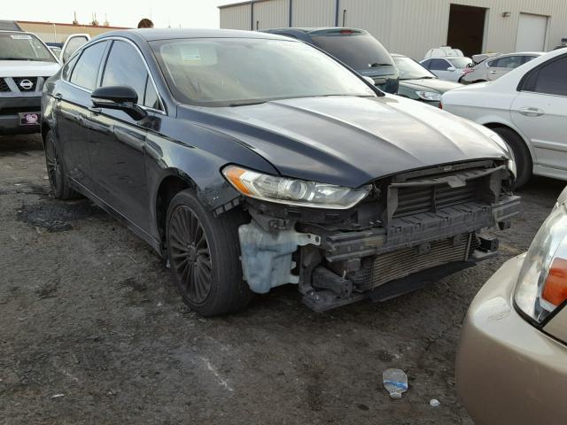 3FA6P0K98ER344433 - 2014 FORD FUSION TIT BLACK photo 1