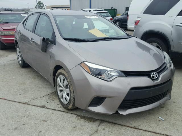 5YFBURHEXEP154374 - 2014 TOYOTA COROLLA L GRAY photo 1