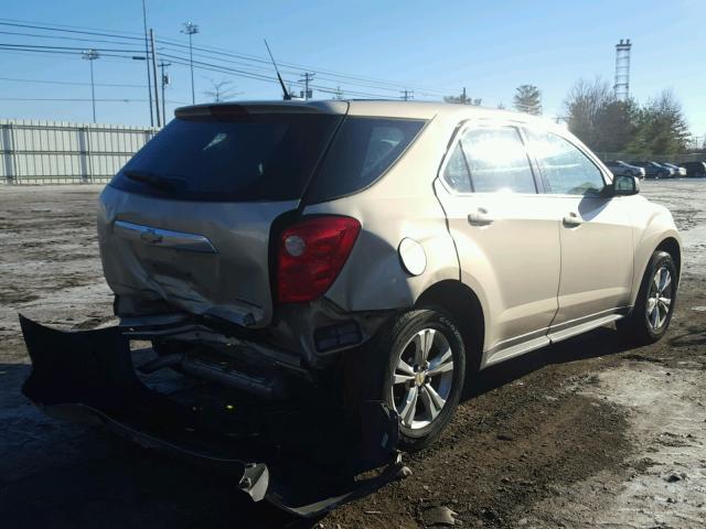 2GNALBEC0B1264814 - 2011 CHEVROLET EQUINOX LS GOLD photo 4