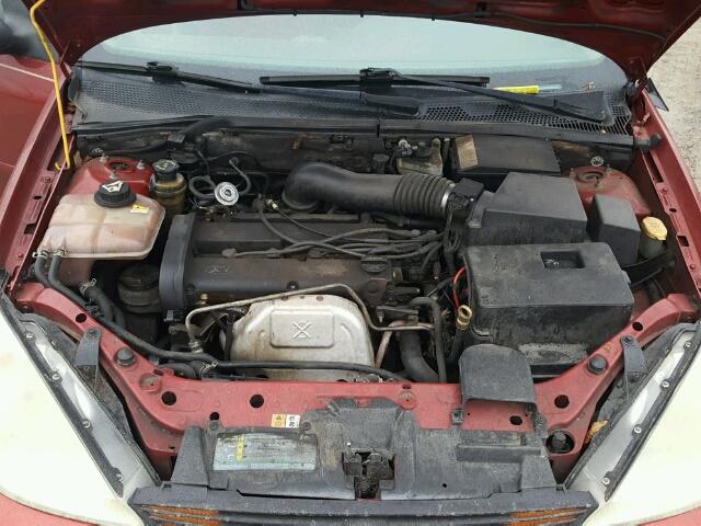 1FAFP34392W145572 - 2002 FORD FOCUS SE RED photo 7