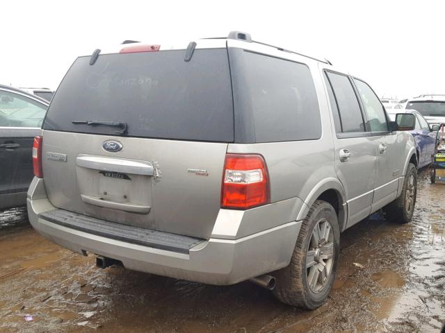 1FMFU20558LA55765 - 2008 FORD EXPEDITION GRAY photo 4