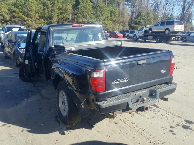 1FTZR45E32PB26338 - 2002 FORD RANGER SUP BLACK photo 3