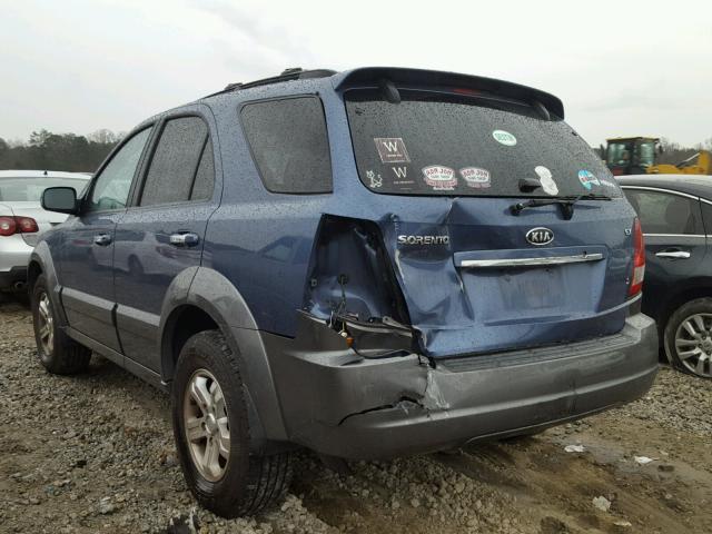 KNDJD733565647870 - 2006 KIA SORENTO EX BLUE photo 3