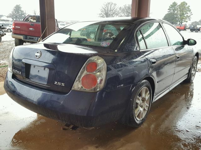 1N4AL11DX5N900536 - 2005 NISSAN ALTIMA S BLUE photo 4