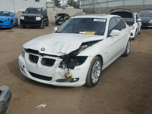 WBAPN7C52AA266757 - 2010 BMW 335 D WHITE photo 2