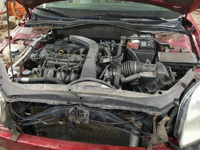 3FAFP06Z36R249807 - 2006 FORD FUSION S RED photo 7