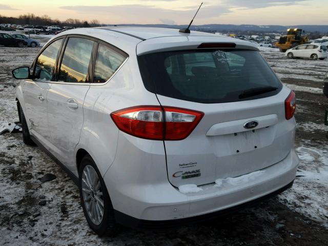 1FADP5CU8DL537637 - 2013 FORD C-MAX PREM WHITE photo 3