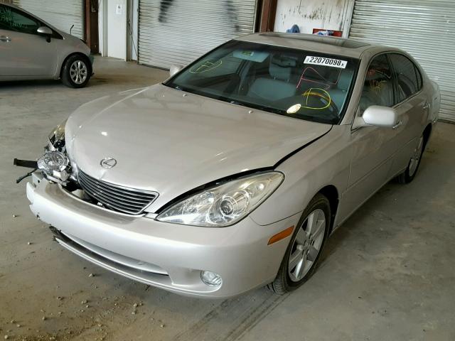 JTHBA30G255080589 - 2005 LEXUS ES 330 BEIGE photo 2