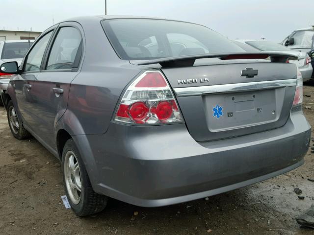 KL1TD56638B153232 - 2008 CHEVROLET AVEO BASE Boz foto 3