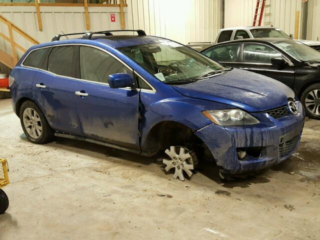 JM3ER293470141854 - 2007 MAZDA CX-7 BLUE photo 1