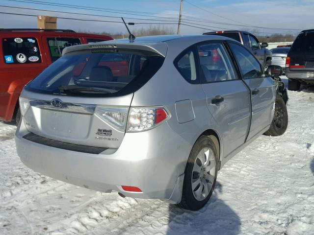 JF1GH61618H818482 - 2008 SUBARU IMPREZA 2. SILVER photo 4