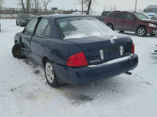 3N1CB51D25L462661 - 2005 NISSAN SENTRA 1.8 BLUE photo 3