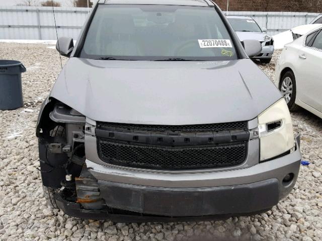 2CNDL63F966106647 - 2006 CHEVROLET EQUINOX LT GRAY photo 9