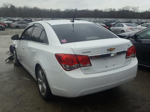 1G1PG5SC1C7308619 - 2012 CHEVROLET CRUZE LT WHITE photo 3