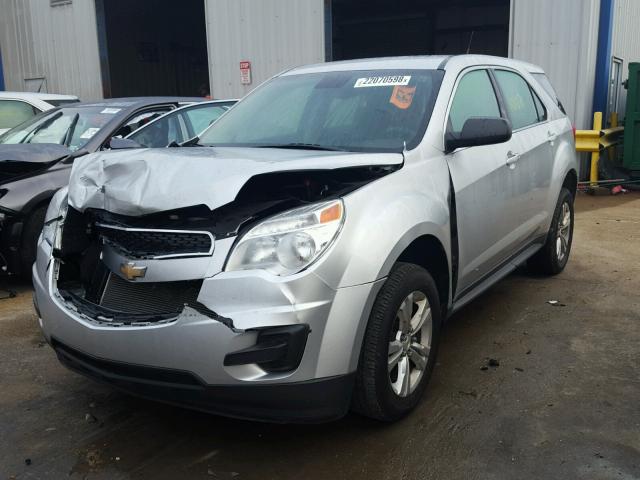 2GNALBEK4C1308967 - 2012 CHEVROLET EQUINOX LS SILVER photo 2