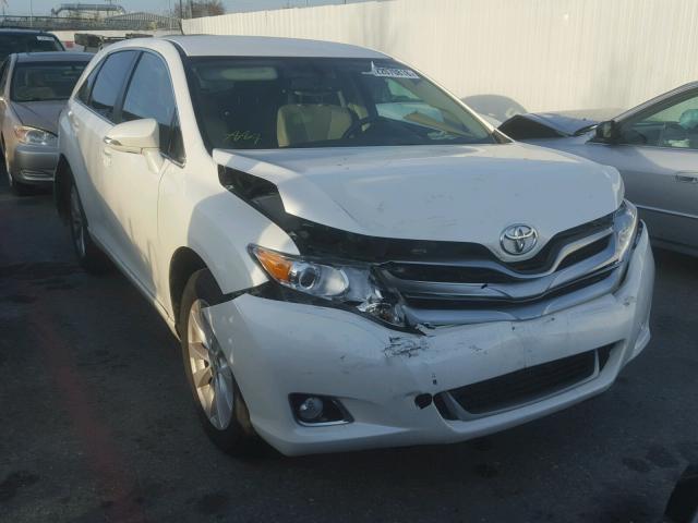 4T3ZA3BB1DU079569 - 2013 TOYOTA VENZA LE WHITE photo 1