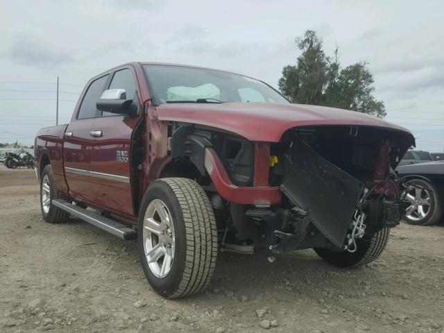 1C6RR6WTXES332953 - 2014 RAM 1500 LONGH RED photo 1