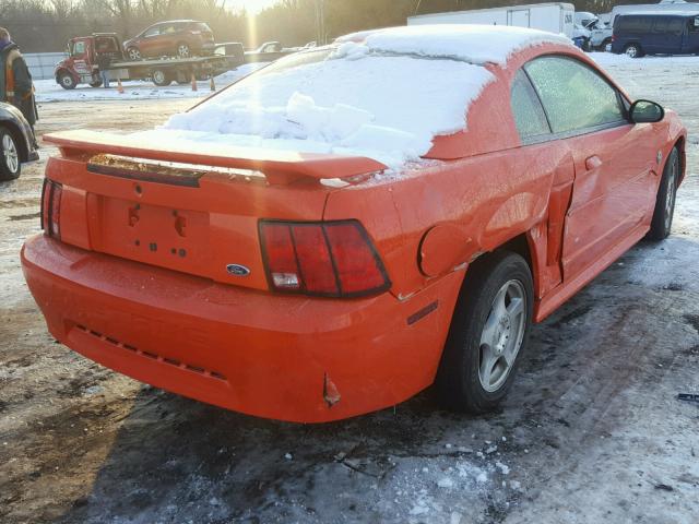 1FAFP40654F141883 - 2004 FORD MUSTANG ORANGE photo 4