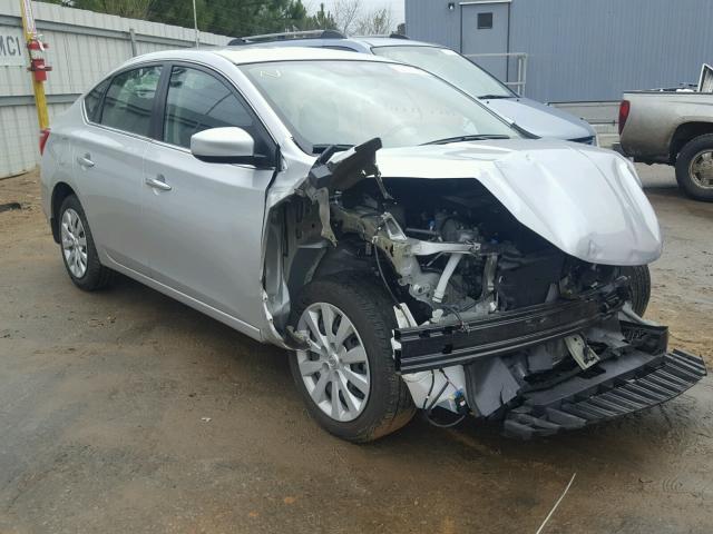 3N1AB7AP4GY321738 - 2016 NISSAN SENTRA S SILVER photo 1