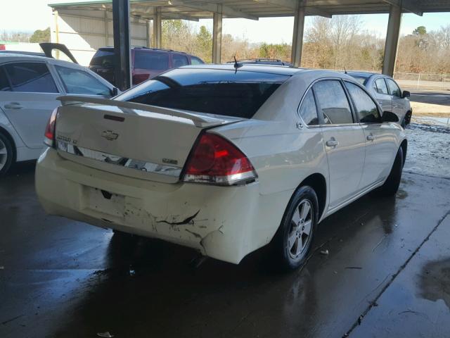 2G1WT58K181347401 - 2008 CHEVROLET IMPALA LT WHITE photo 4