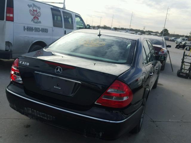 WDBUF65J13A133545 - 2003 MERCEDES-BENZ E 320 BLACK photo 4