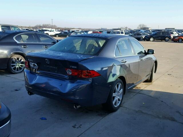 JH4CL96804C043164 - 2004 ACURA TSX GRAY photo 4