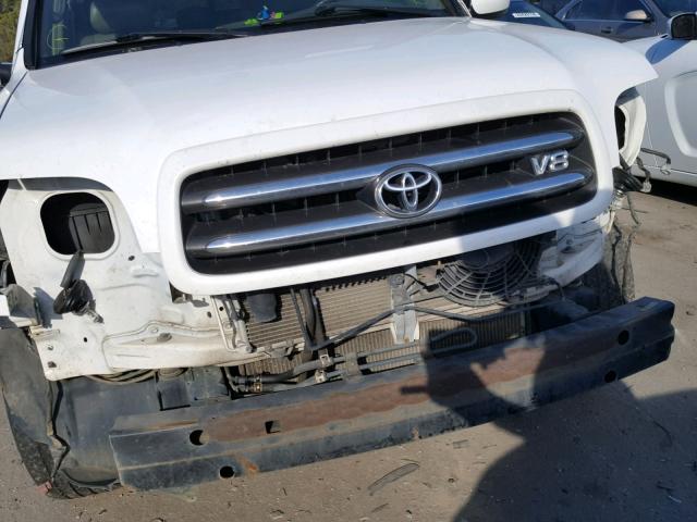 5TDZT38A93S139834 - 2003 TOYOTA SEQUOIA LI WHITE photo 9