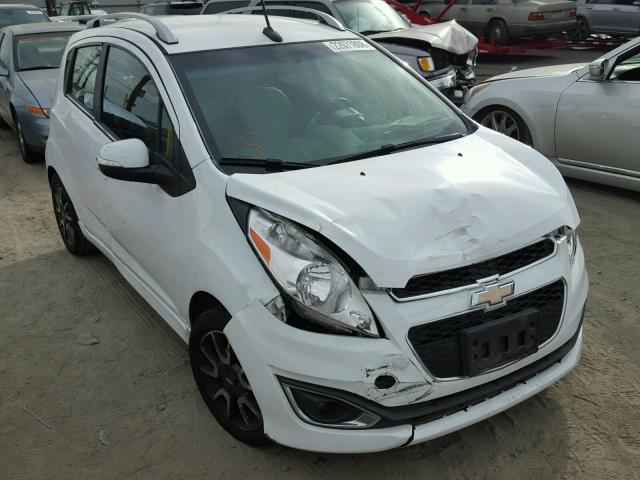 KL8CF6S92EC414535 - 2014 CHEVROLET SPARK 2LT WHITE photo 1