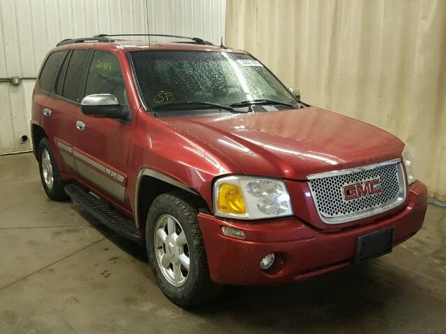 1GKDT13S542175922 - 2004 GMC ENVOY RED photo 1